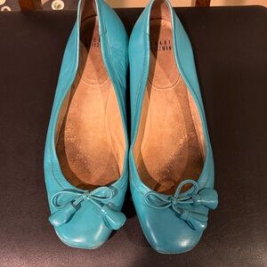 Stuart Weitzman Turquoise Ballet Flats